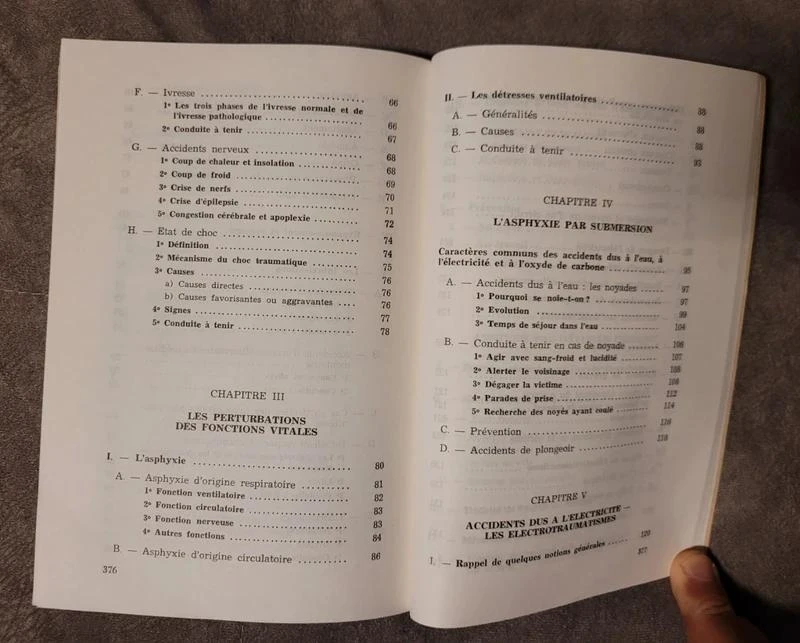 Le Manuel Du Secouriste En Ranimation 1980 – photo 4